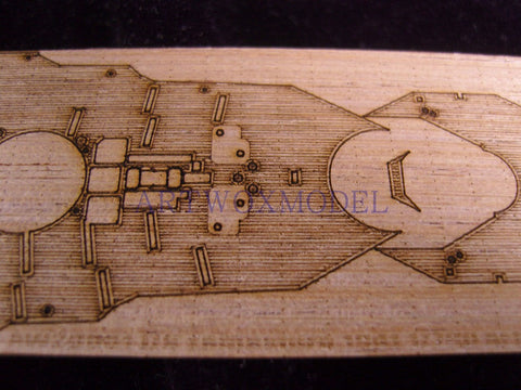 Artwaux Fujimi 431116 battleship wooden deck AW20081