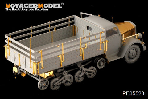 Voyager model metal etching sheet PE35523 Sd.Kfz.3 "Mechanical mule" Metallic etching for upgrade of Semi-tracked Carrie