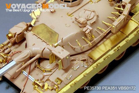 Voyager model metal etching sheet PE35730 France AMX-30B2 main battle tank upgrade metal etching parts