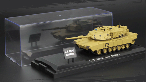 Authentic HengLong 1/72 German Tiger Tank American M1A2 Tank movable static Model Collection gifts