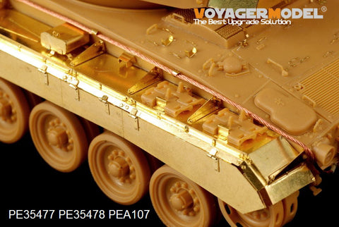 Voyager model metal etching sheet PE35478 M24 "Xia Fei" light combat vehicle upfront fender upgraded metal etch