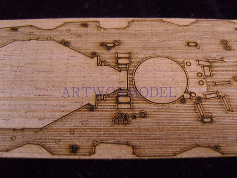 Artwaux Fujimi 431116 battleship wooden deck AW20081