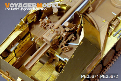 Voyager PE35671 "wild bees" 105mm self propelled howitzer upgrade metal etching parts (T Society)