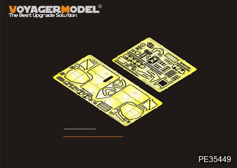 Voyager PE3549 m5 ( m1 gun rack ) anti-tank gun / m2 a1 howitzer metal etcher for upgrade