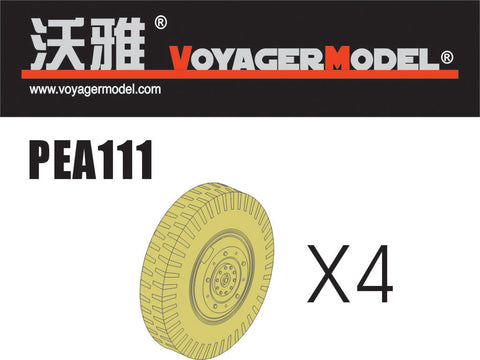 Voyager Model Metal Ealing Sheet PEA111 World War II German Sd.Kfz.234 armored vehicle gravity tire pattern 2