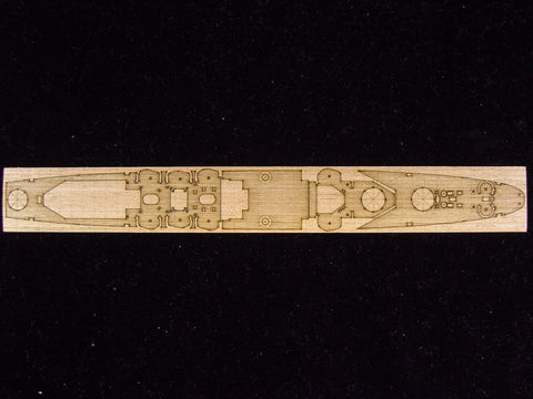 Artwox model wooden deck for Trumpeter 05742 New Orleans cruiser CA-32 1942 wooden deck AW20074