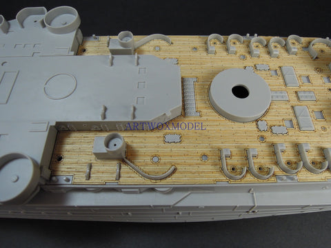 Artwox model wooden deck for Trumpeter 05339 US Navy New York BB-34 Wood Deck AW10122