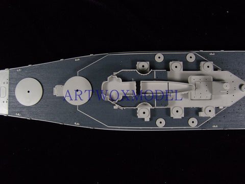 Artwox model wooden deck for trumpeter 05307 USS Alabama wood deck aw 10054