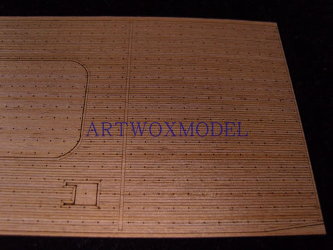 Artwox model wooden deck for Fujimi 600048 old Japanese Navy aircraft carrier Rui wood deck AW10027