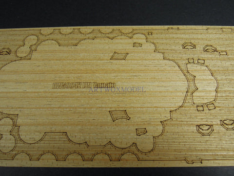 Artwox model wooden deck for HASEGAWA 40151 Japanese battleship "Yamato" battleship wooden deck AW50047