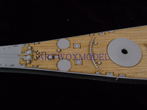 Artwox model wooden deck for Trumpeter 05702 USS New Jersey 1983 wooden deck AW20049