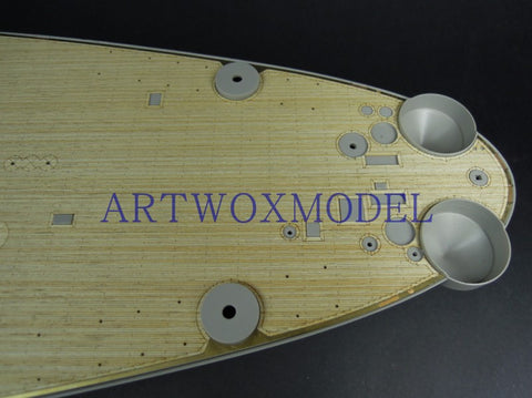 ARTWOX Model Wooden Deck for Trumpeter 03705 Missouri Battleship BB-63 Blue Wood Deck AW30004A