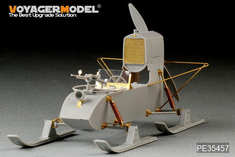 Voyager PE3557 World War II Soviet RF-8 / GAZ-98 combat sled upgraded metal etching