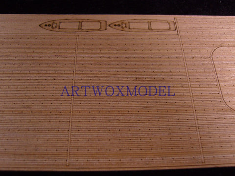 Artwox model wooden deck for Fujimi 600048 old Japanese Navy aircraft carrier Rui wood deck AW10027