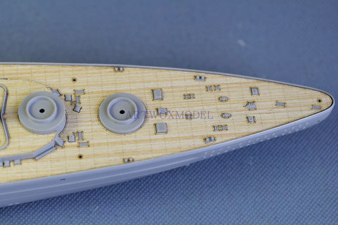 Artwox model wooden deck for Revell 5042 battleship tilbates with PE wood deck aw 50051
