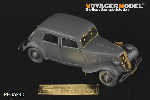 Voyager model metal etching sheet PE35240 World War II Citroen 11CV Senior Officer contact vehicle upgrades Metal etching Kit