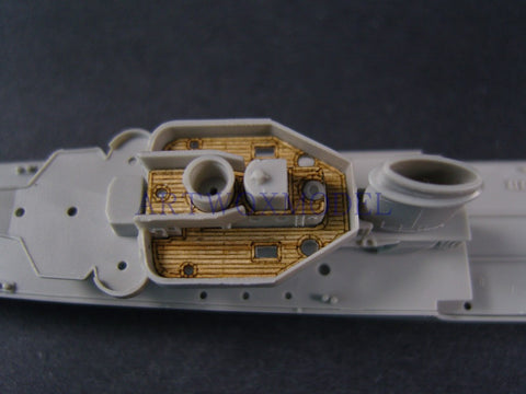Artwox model wooden deck for Trumpeter 05790 German Z-28 destroyer 1945 wooden deck AW20094