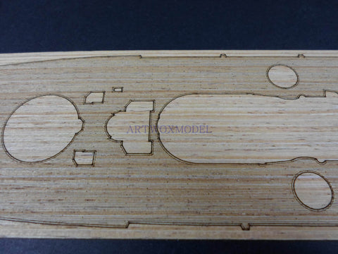 Artwox tamiya 31114 Japanese navy battleship musashi ( revised ) wooden deck aw 20111