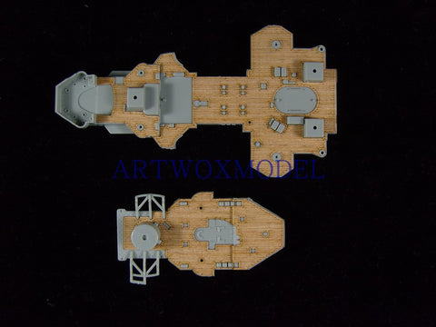 Artwox model wooden deck for Academy 14103 Admiral Graf Spee wooden deck AW10049