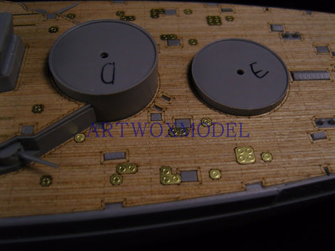 Artwox model wooden deck for ICM/S005 First World War German Border Governor Battleship Wood Deck AW10061