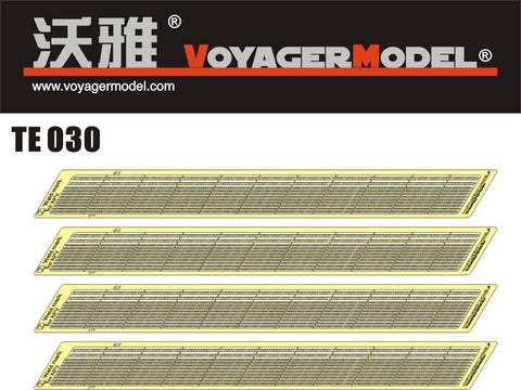 Voyager model metal etching sheet te 030 universal weld pattern modified metal etching part for armored vehicle body