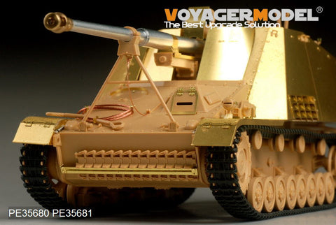 Voyager PE35680 "rhinoceros" self propelled antitank gun upgrade metal etching parts (T Society)