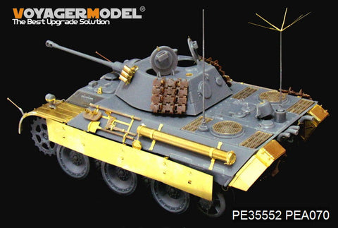 Voyager model metal etching sheet PE 35552 vk16.02 " panther" plans to upgrade metal etching for light combat vehicles