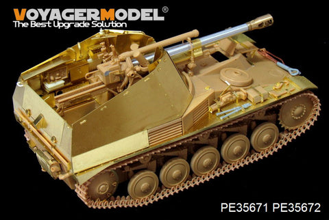 Voyager PE35671 "wild bees" 105mm self propelled howitzer upgrade metal etching parts (T Society)