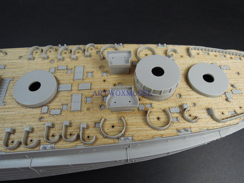 Artwox model wooden deck for Trumpeter 05339 US Navy New York BB-34 Wood Deck AW10122
