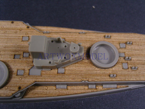 Artwox model wooden deck for Combrig 70422 German Navy von de Tan, battleship, wooden deck AW20089