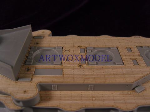 ARTWOX Model Wooden Deck for /Combrig3534FH tiger battleship cruiser wooden deck AW10073