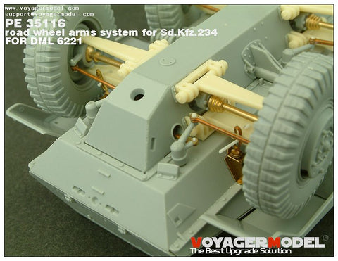 Voyager PE35116 Sd.Kfz.234 Movable-suspension upgrade kit for eight-wheel armoured vehicles