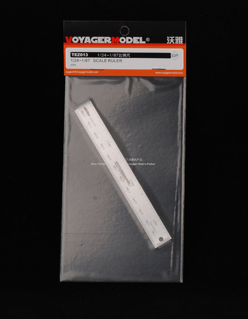 Voyager model metal etching sheet TE Z013 1/24 ~ 1/87 scale Ruler