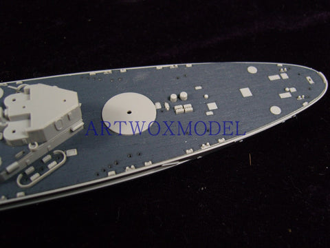 Artwox model wooden deck for Trumpeter 05735 USS Washington BB-56 Blue Wood Deck AW20020