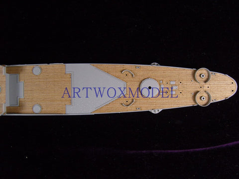 Artwox model wooden deck for trumpeter 05310 San Francisco cruiser 1944 wooden deck AW10068