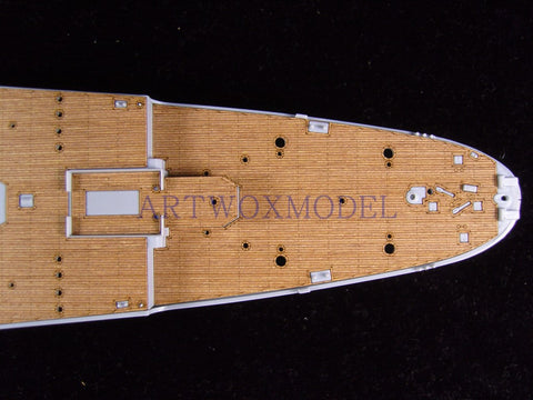 Artwox model wooden deck for Heller 81077 JEAN BART wooden deck AW50017