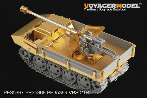 Voyager Model Metal Etching Sheet PE35367 stair RSO self propelled antitank gun upgrade base metal etch