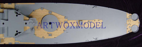 Artwox model wooden deck for Tamiya 78017 United States New Jersey battleship and wood deck AW10036