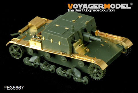Foyager PE35667 Metal etching pieces for upgrading Soviet AT-1 self-propelled artillery