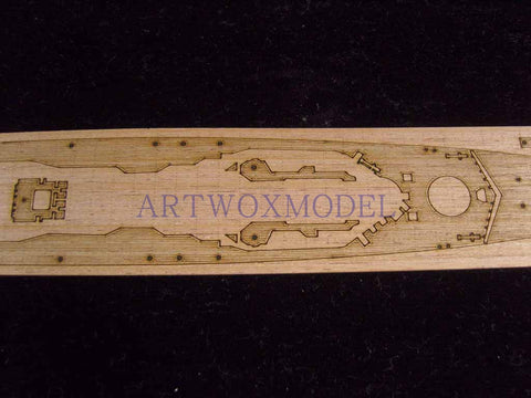 Artwox model wooden deck for Airfix A05203 German cruiser Eugen Prince wood deck AW50025