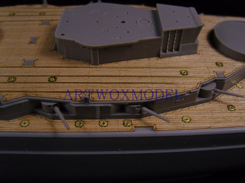 Artwox model wooden deck for ICM/S002 German Battleship Election Wooden Deck AW10065