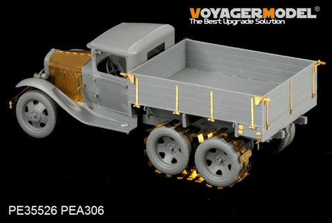 Voyager model metal etching sheet PE3526 Metal etching parts for upgrading of Soviet GAZ-AAA three-axle truck