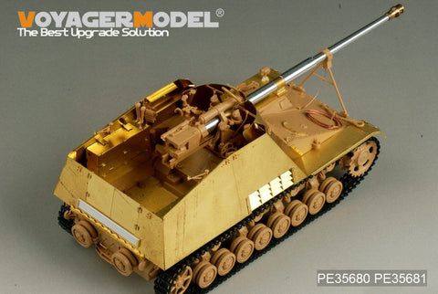 Voyager PE35680 "rhinoceros" self propelled antitank gun upgrade metal etching parts (T Society)