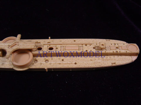 Artwox model wooden deck for S-MODEL PS700001 Beiyang Water Division flagship Dingyuan wooden Deck AW20012