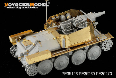 Voyager Model etching sheet PE 35269 german 38 ( t ) 75 mm heavy firepower reconnaissance tank retrofit during world war ii