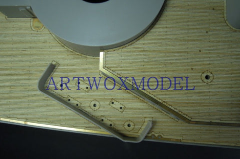 Artwox model wooden deck for trumpeter 03705 battleship b b - 63 wood deck aw 30004 Missouri