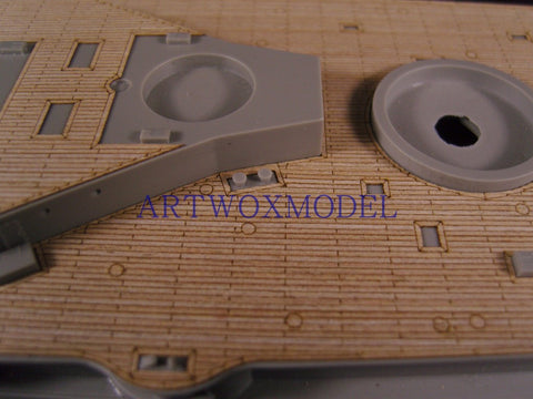 ARTWOX Model Wooden Deck for /Combrig3534FH tiger battleship cruiser wooden deck AW10073