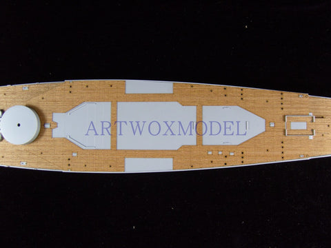 Artwox model wooden deck for Heller 81077 JEAN BART wooden deck AW50017