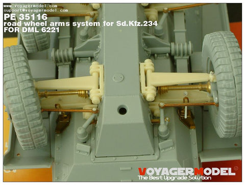 Voyager PE35116 Sd.Kfz.234 Movable-suspension upgrade kit for eight-wheel armoured vehicles