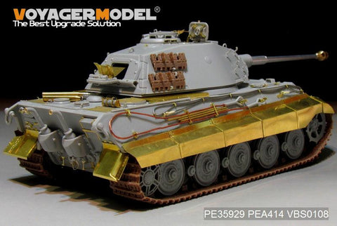 Voyager Model Metal Etching Sheet PE35929 World War II German Tiger tank (Porsche turret) transformation